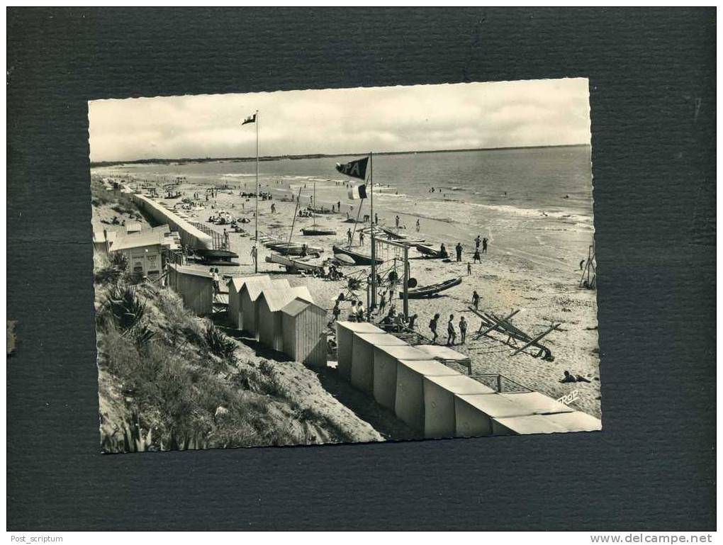 Saint Brevin  ´océan - La Plage Devant Le Casino - 10.5*15 Cm - 1242 (n&b) - Saint-Brevin-l'Océan