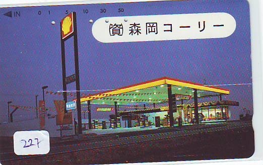 Télécarte Japon *  Publicité Pétrole Essence ESSO (227) Phonecard Japan * Telefonkarte *  PETROL STATION - Petrole