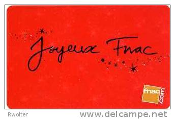 @+ Carte Cadeau - Gift Card : FNAC Noel (B) - Gift And Loyalty Cards