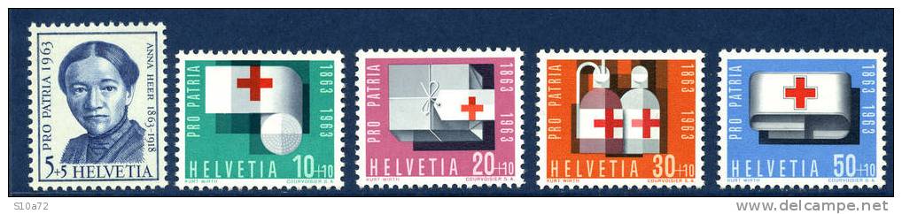 Suisse - Yvert 711/715 ** TB - Pour La Patrie - Unused Stamps