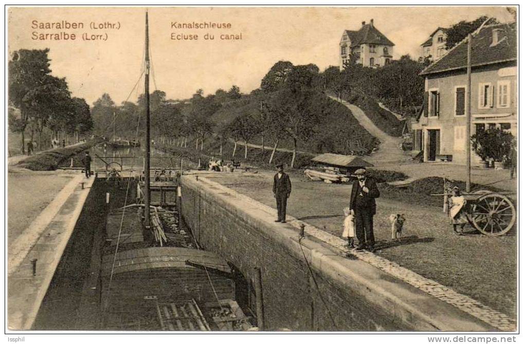 Sarralbe (Lorraine) écluse Du Canal - Saaralben (Lothr.) Kanalschleuse - Sarralbe
