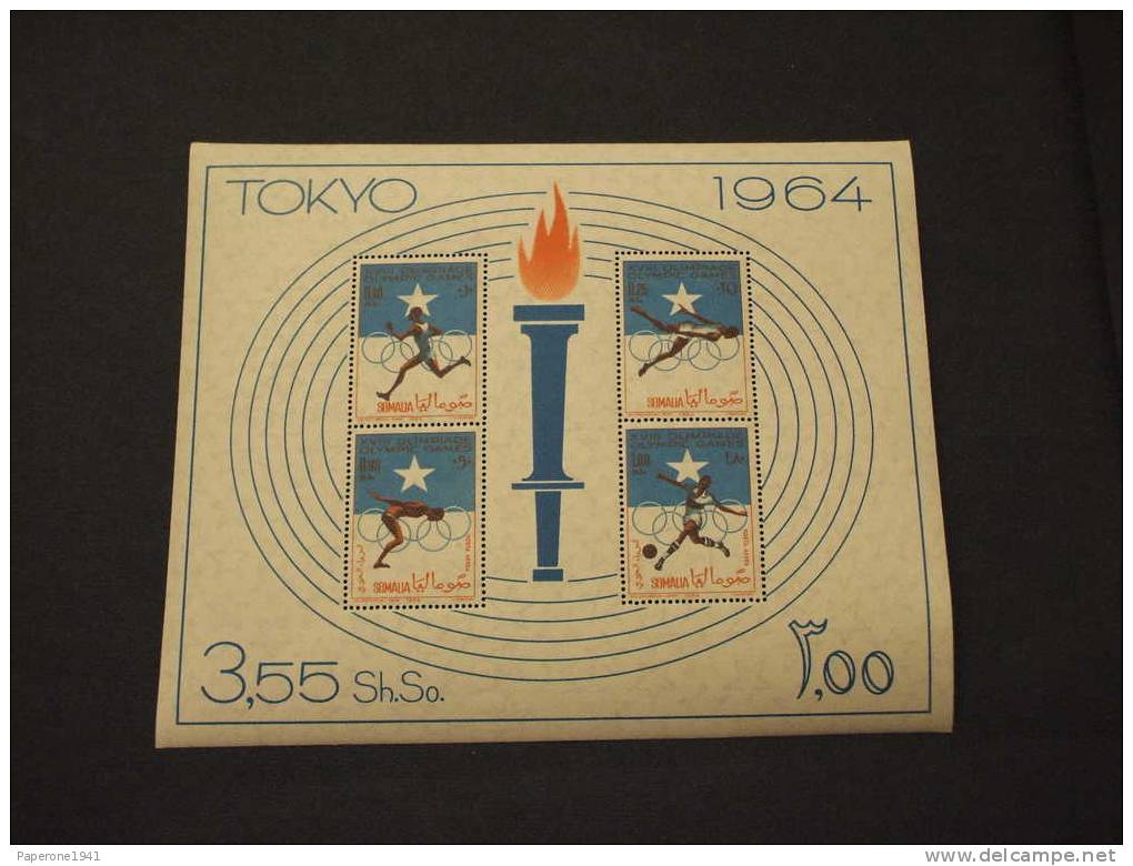 SOMALIA - BF 1964 GIOCHI OLIMPICI-NUOVO(++)-TEMATICHE. - Somalie (1960-...)