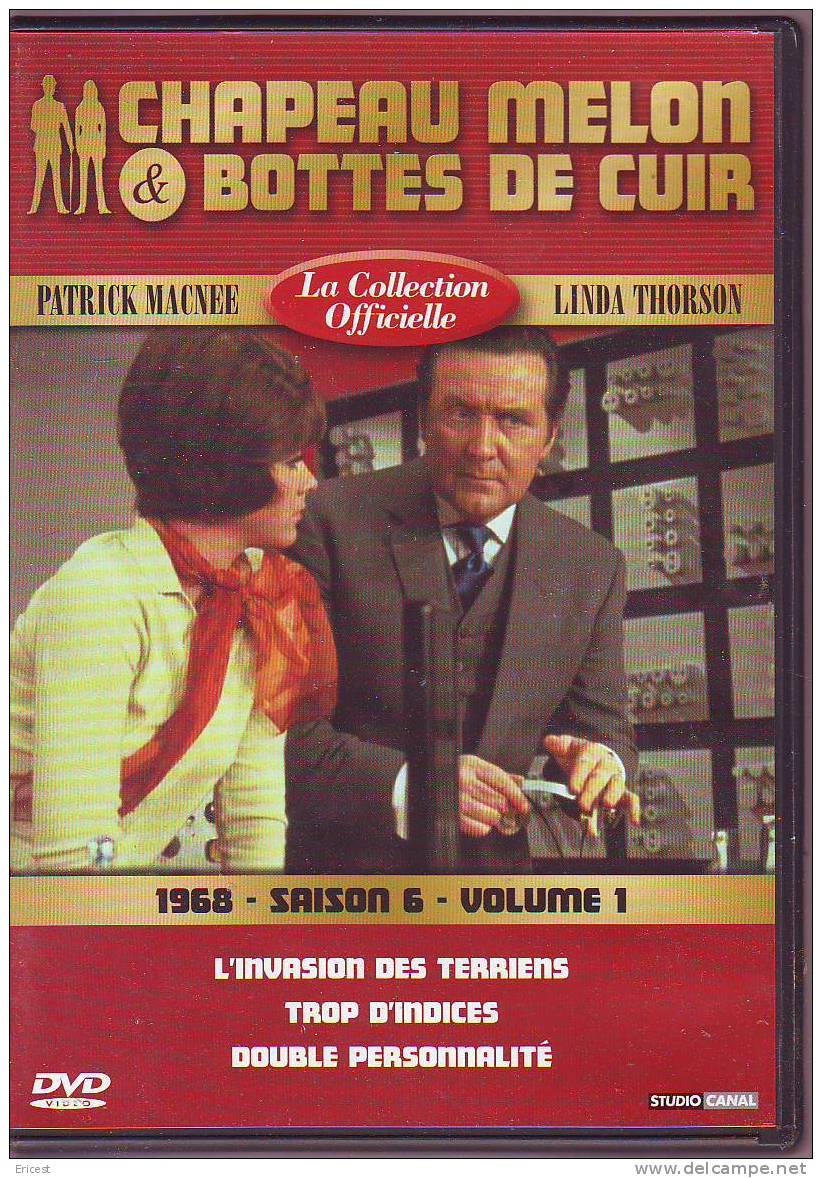 DVD CHAPEAU MELON ET BOTTES DE CUIR 1968 SAISON 6 VOLUME 1 - TV Shows & Series