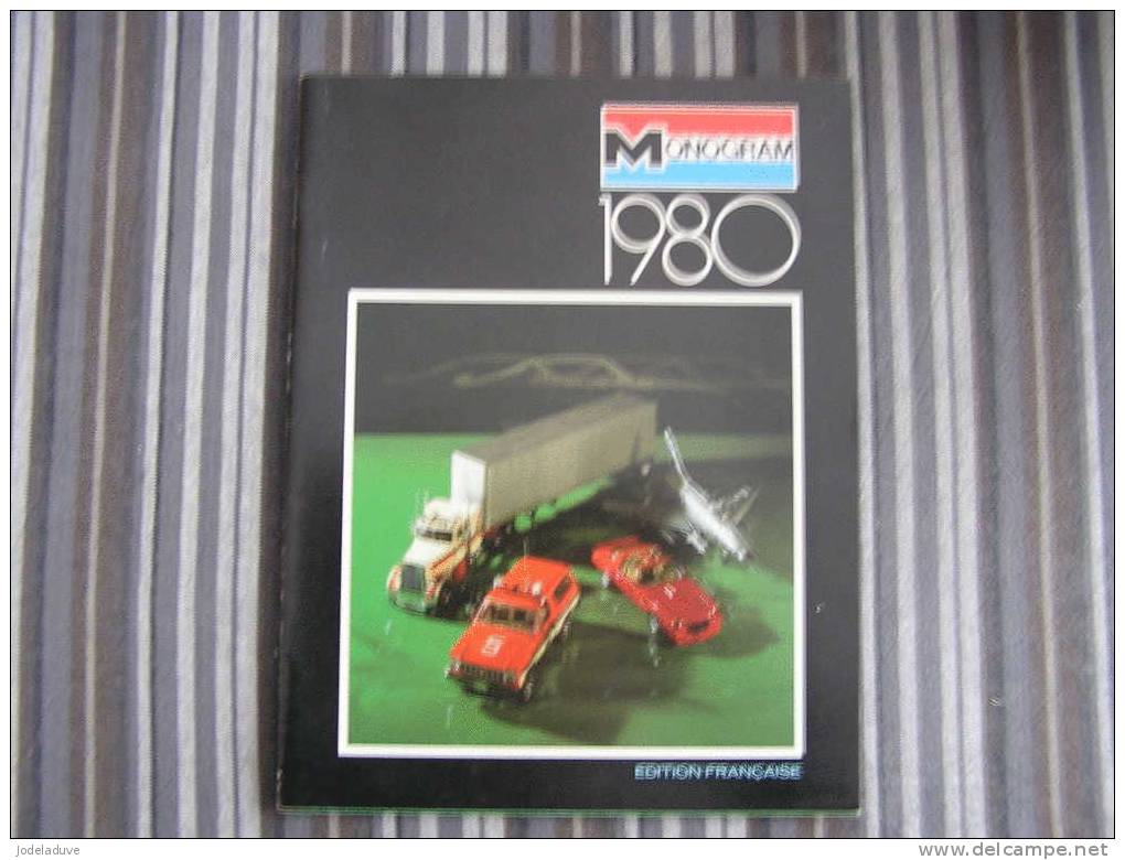 MONOGRAM 1980 Vintage CATALOG CATALOGUE Model Kit Aircraft Cars Truck Tank - Catalogues & Prospectus