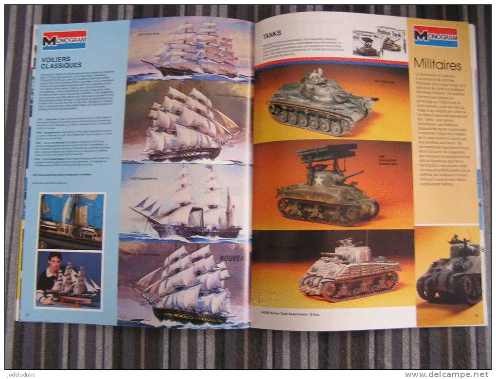 MONOGRAM 1980 Vintage CATALOG CATALOGUE Model Kit Aircraft Cars Truck Tank - Catalogues & Prospectus