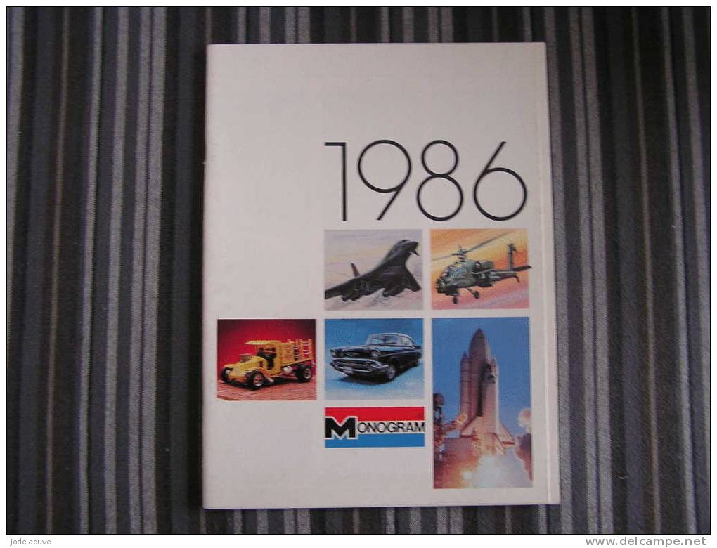 MONOGRAM 1986 CATALOG CATALOGUE Model Kit Aircraft Cars Truck Tank - Catalogi