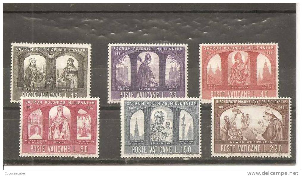 Vaticano Yvert Nº 451-56 (MNH/**). - Unused Stamps