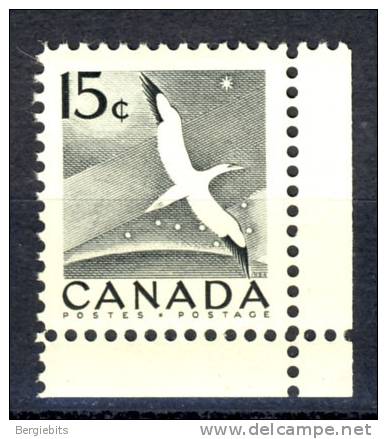 1954 Canada  Gannet  15 Cent Commemorative Stamp MNH - Unused Stamps