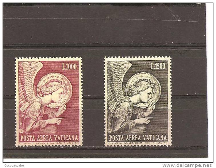 Vaticano Yvert Nº Aéreo-53-54 (MH/*). - Airmail