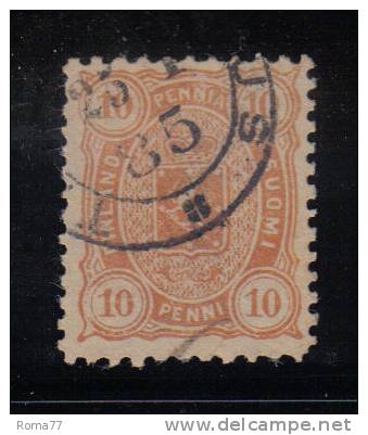 SS1271 - FINLANDIA , Yvert N. 15 . Difettoso - Used Stamps