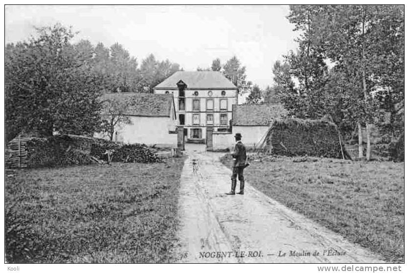 28Z04-17- NOGENT-LE-ROI - Le Moulin De L´Ecluse - Nogent Le Roi