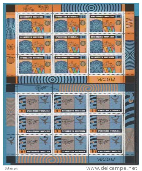 A-154  MACEDONIA MAKEDONIEN MAKEDONIJA EUROPA CEPT 2002 CIRCO NEVER HINGED - 2002