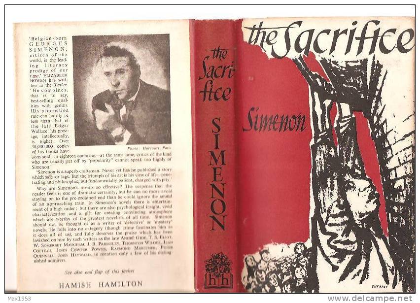 SIMENON  THE SACRIFICE  Hamish Hamilton, 1956 - - Simenon