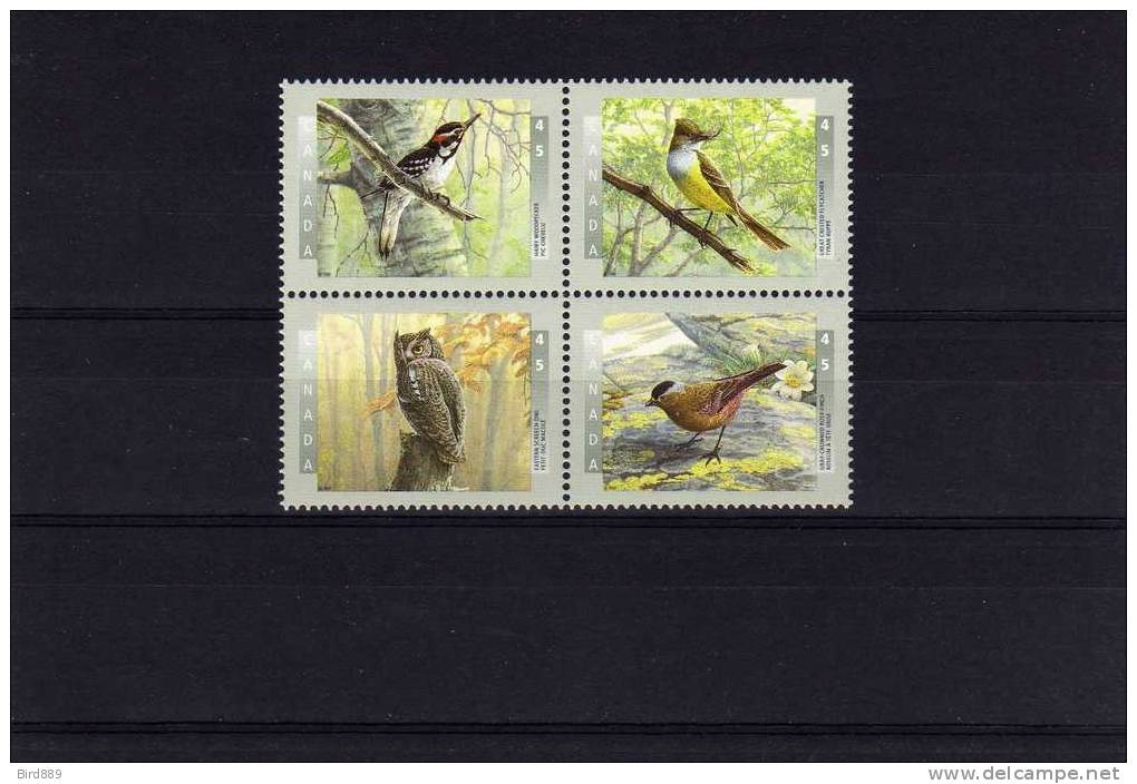 1998 Canada Bird Block Of 4 MNH - Unused Stamps