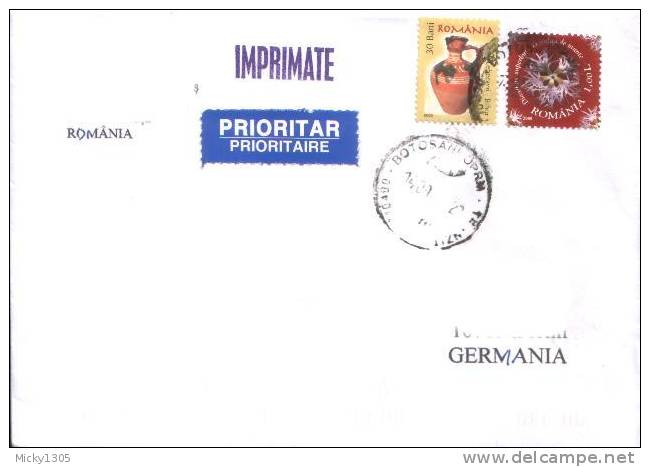 Rumänien / Romania - Umschlag Echt Gelaufen / Cover Used (067) - Brieven En Documenten