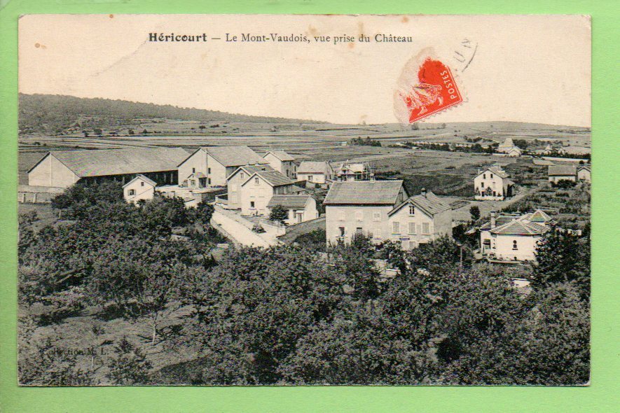 HERICOURT - Le Mont VAUDOIS , Vue Prise Du Château - Other & Unclassified