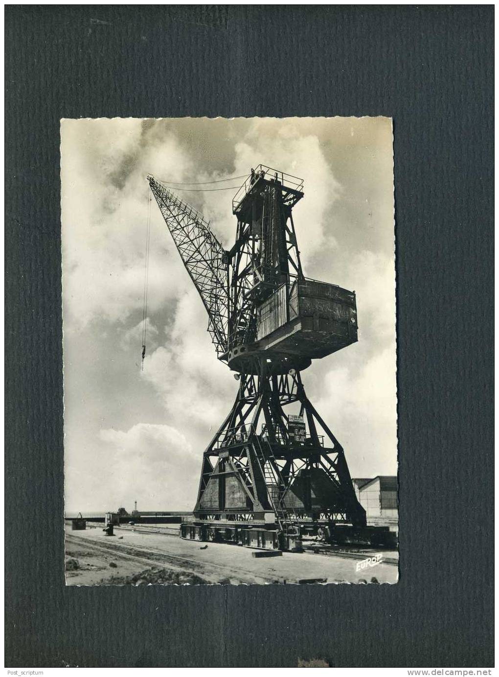 Saint-Nazaire  - Une Forte Grue - 10.5*15 Cm - 1986 (n&b) - Saint Nazaire