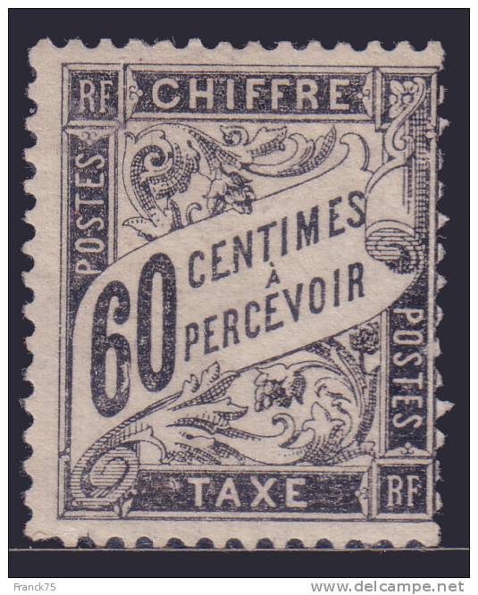 *PROMO* 60 Taxe Duval Neuf  Sans Gomme (*) TB (Y&T N° 21, Cote *: 950€) - 1859-1959 Mint/hinged