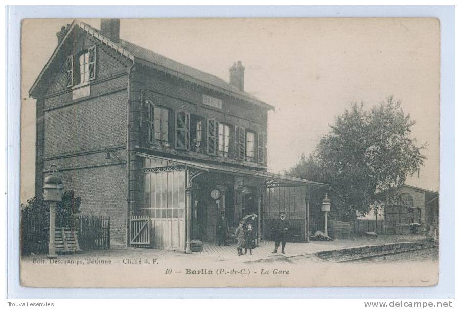 10. BARLIN - LA GARE - Barlin