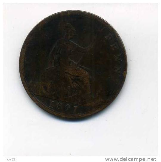- GRANDE-BRETAGNE . 1 P. 1891 - D. 1 Penny