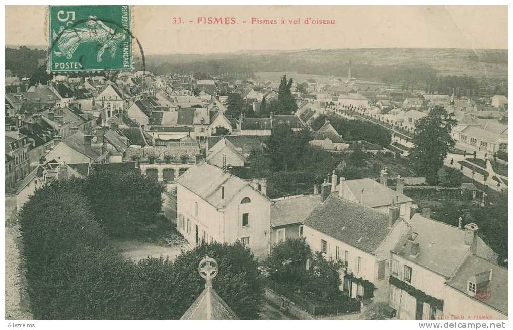 CPA 51 : FISMES    Vue  Générale       VOIR DESCRIPTIF §§§§§§§§ - Fismes