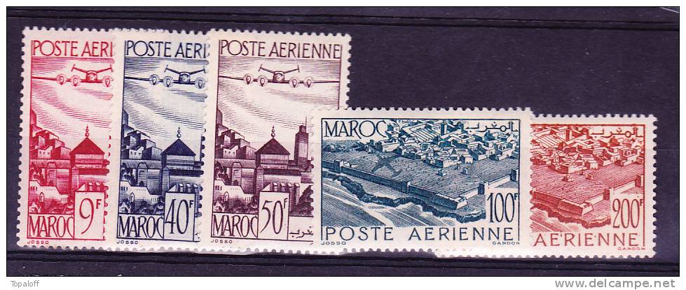 Maroc PA N° 60/64 Neuf Sans Charnières - Poste Aérienne