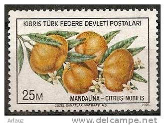 CHYPRE TURC.1976. ETAT AUTONOME..FRUITS DIVERS..YVERT N° 23 à 26. NEUF.***; - Neufs