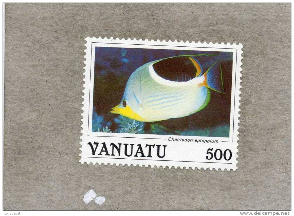 VANUATU : Poissons : Chaetodon Ephippium Ou Chétodon à Selle - Vanuatu (1980-...)