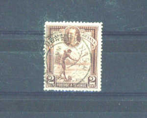 BRITISH GUIANA  -  1934 George V 2c FU - Guayana Británica (...-1966)