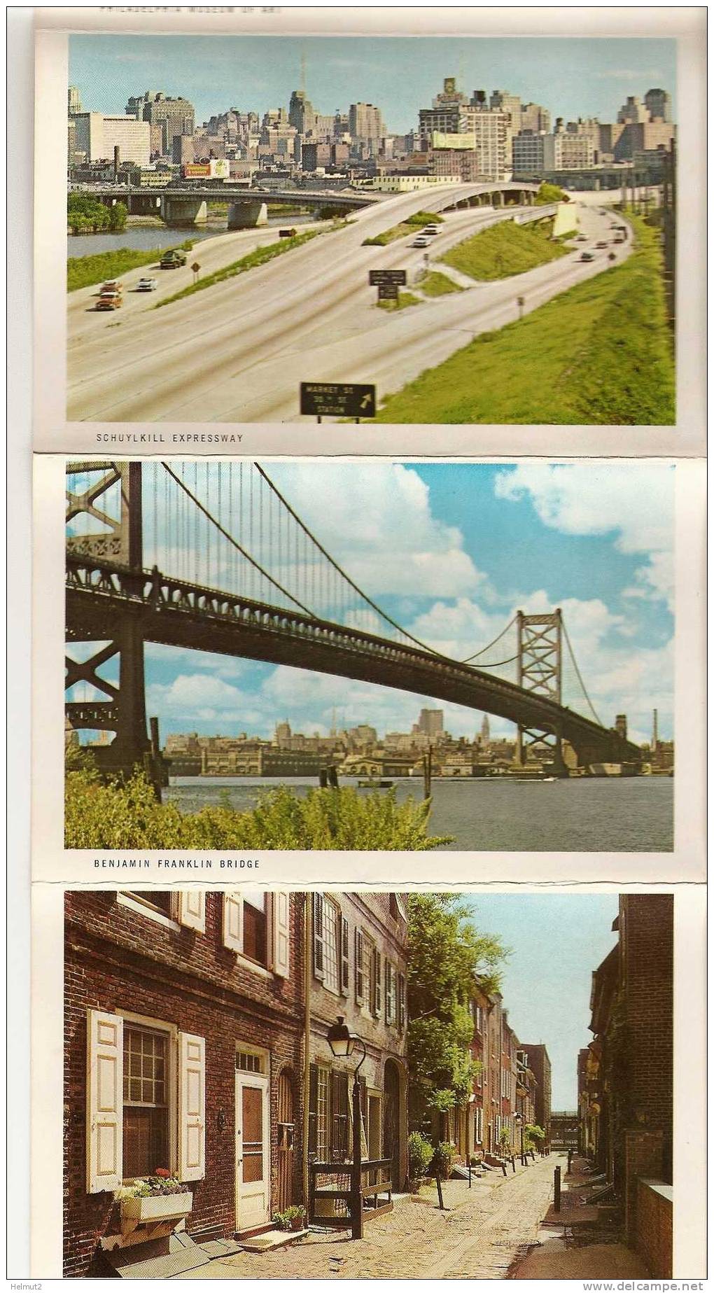 USA - Pennsylvanie Philadelphie - Dépliant multi cartes 12 vues, Souvenir Accordion Folder (voir descriptif) - MEA15