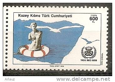 CHYPRE TURC.1989. REPUBLIQUE..ANNIVERSAIRES ET EVENEMENTS DIVERS..YVERT N° 241 à 245.;NEUF.***; - Unused Stamps