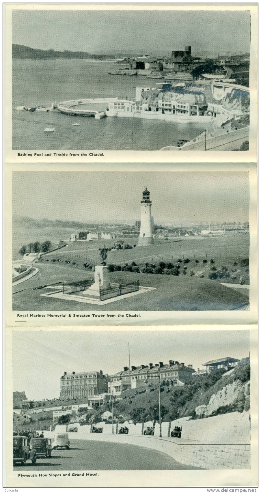 Plymouth - Letter Card - Six Views In Black And White - Views Complete !! - Plymouth