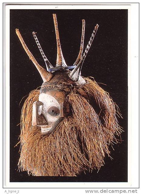 Ref 22 : Cpm Masque Africain Yaka Zaire  Musée Des Arts Afrique Et Océanie - Objetos De Arte