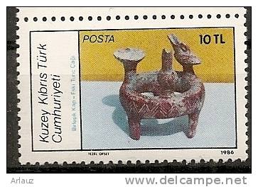 CHYPRE TURC. 1986. REPUBLIQUE. . ARCHEOLOGIE. YVERT N° 167 à 170. NEUF. ****. - Unused Stamps