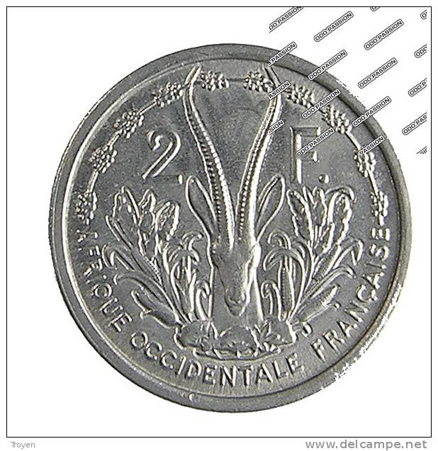 Afrique De L'Ouest -  2 Francs - 1948 -  République Française - TB+ - Alu - Autres & Non Classés