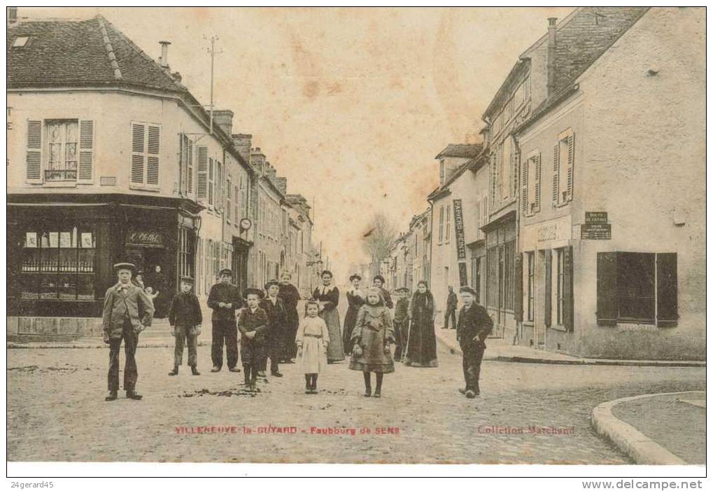 CPA VILLENEUVE LA GUYARD (Yonne) - Faubourg De Sens - Villeneuve-la-Guyard