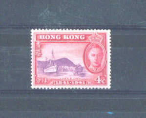 HONG KONG -  1941 Centenary 4c MM - Ungebraucht