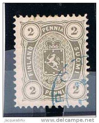 Finland     Yvert   13       Gebruikt  =  Cancelled  =  Gebraucht  =  Obitere - Used Stamps