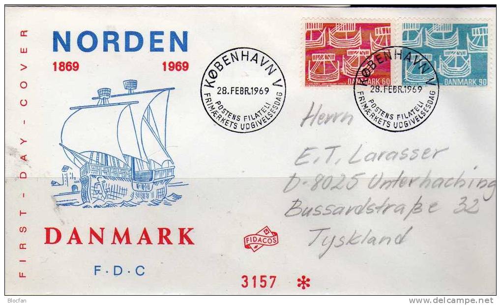 Nordland 1969 FL #654, IS 426/7, DK 475/6, NO 579/0 Plus S 629/0 A,C/D 5x FDC O 13€ Alte Gogge CEPT Sympathie - Ausgabe - Emissions Communes