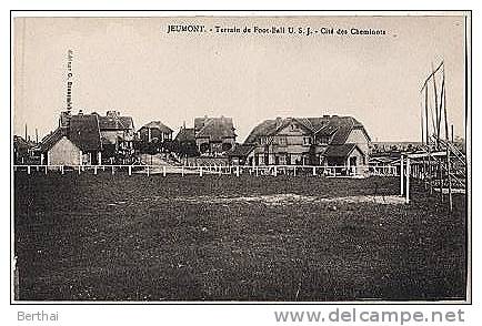 59 JEUMONT - Terrain De Foot Ball U. S. J. - Cite Des Cheminots - Jeumont