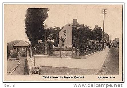 59 TRELON - Le Square Du Monument - Saint Pol Sur Mer