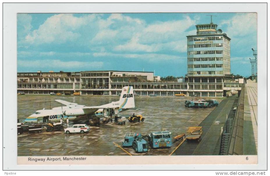 United Kingdom Postcard Ringway Airpotrt Manchester Used 5-8-1974 - Manchester
