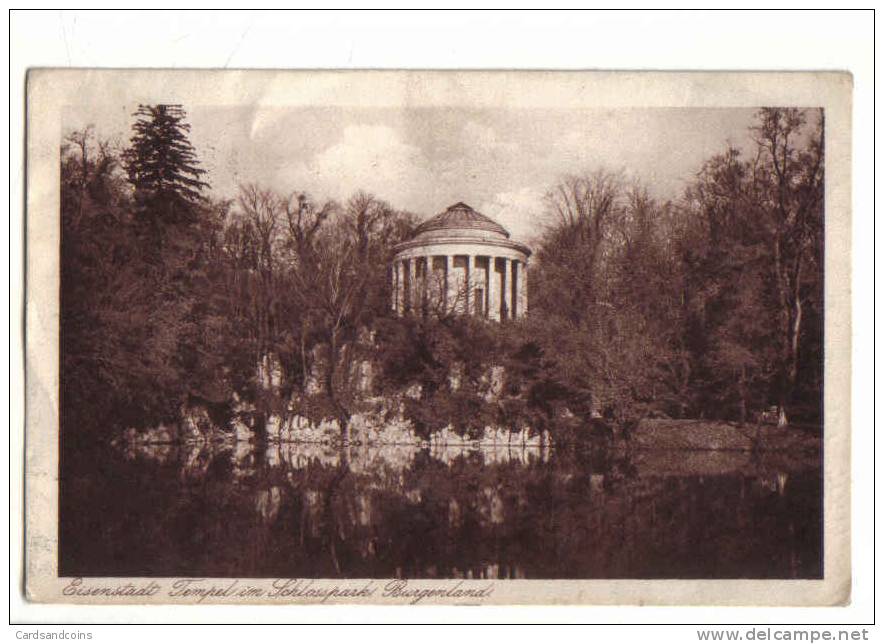 Eisenstadt 1931gel - Tempel Im Schlosspark - Other & Unclassified