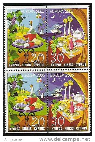 Zypern Booklet Set   2005   Yv.  1064-5   Mi. 1056-7 DO DU   **MNH - 2005