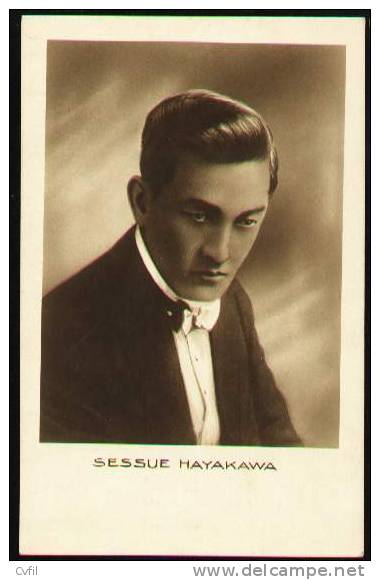 SESSUE HAYAKAWA (1889-1973) - POSTAL CARD - Artisti