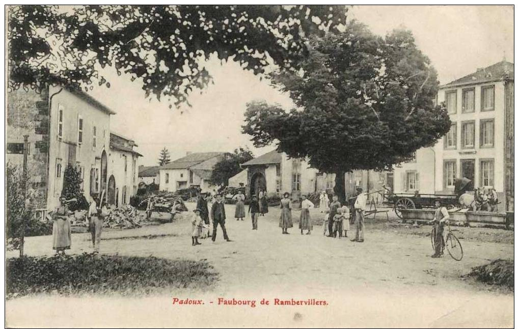 88- Padoux Faubourg De Rambervillers - Autres & Non Classés