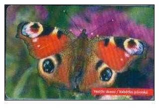 # SLOVAKIA 22_98 Babocka Pavooka Buterfly 50 Ods -butterfly,papillon-  Tres Bon Etat - Slovakia