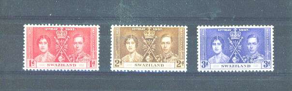 SWAZILAND - 1937 Coronation MM - Swaziland (...-1967)
