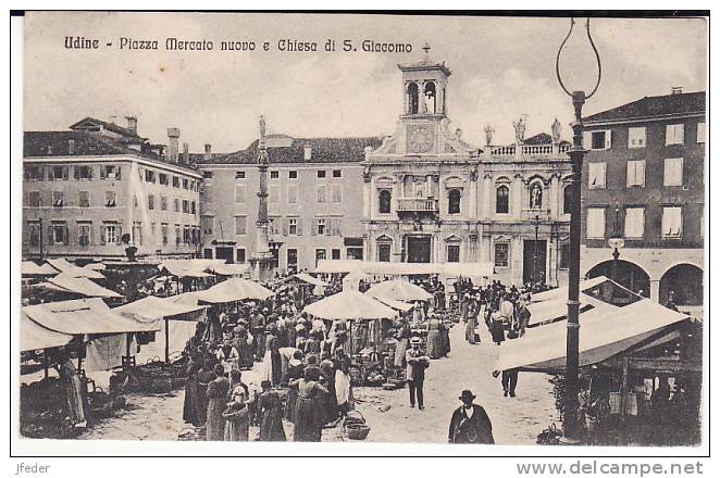 FRIULI - UDINE - Piazza Mercato Nuovo - Udine