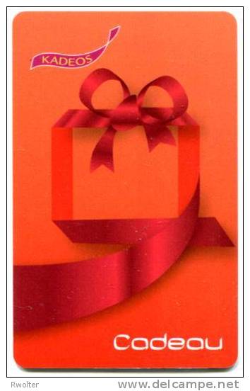 @+ Carte Cadeau - Gif Card - Kadeos : CADEAU - ORANGE (2010). - Treuekarten